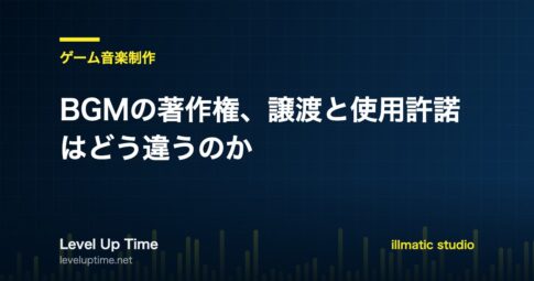 BGMの著作権、譲渡と使用許諾の違いを解説する記事のアイキャッチ画像